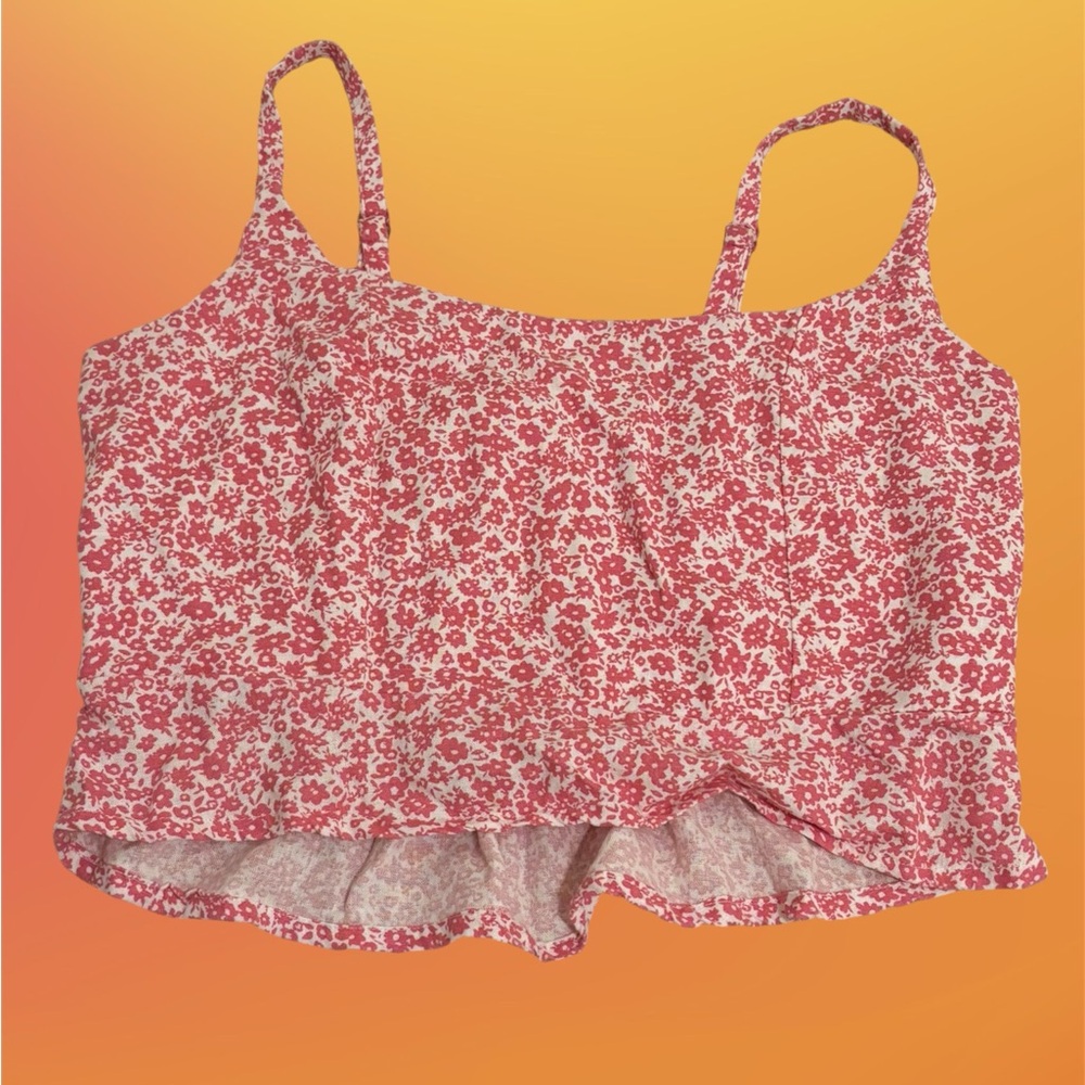 Floral tank top